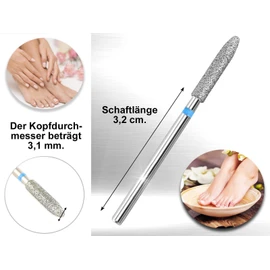 Diamond Grinder Manicure Pedicure Grinder Medium Grit Callus Grinder for Nail Art and Foot Care