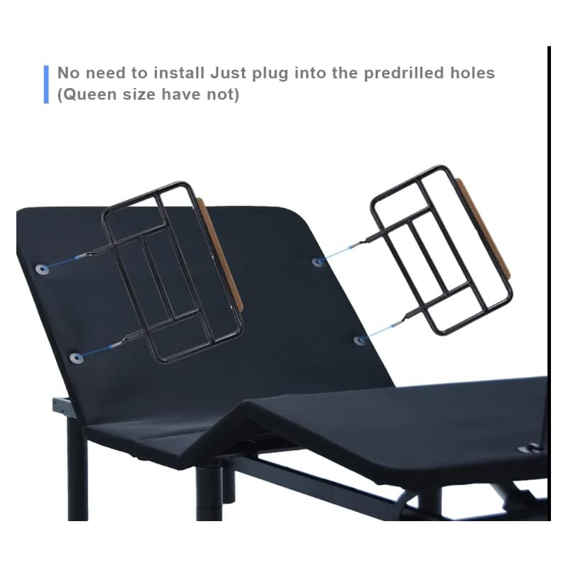 Fromann [Non-Universal] 2 Piece Steel Adjustable Bed Base Assist Handle