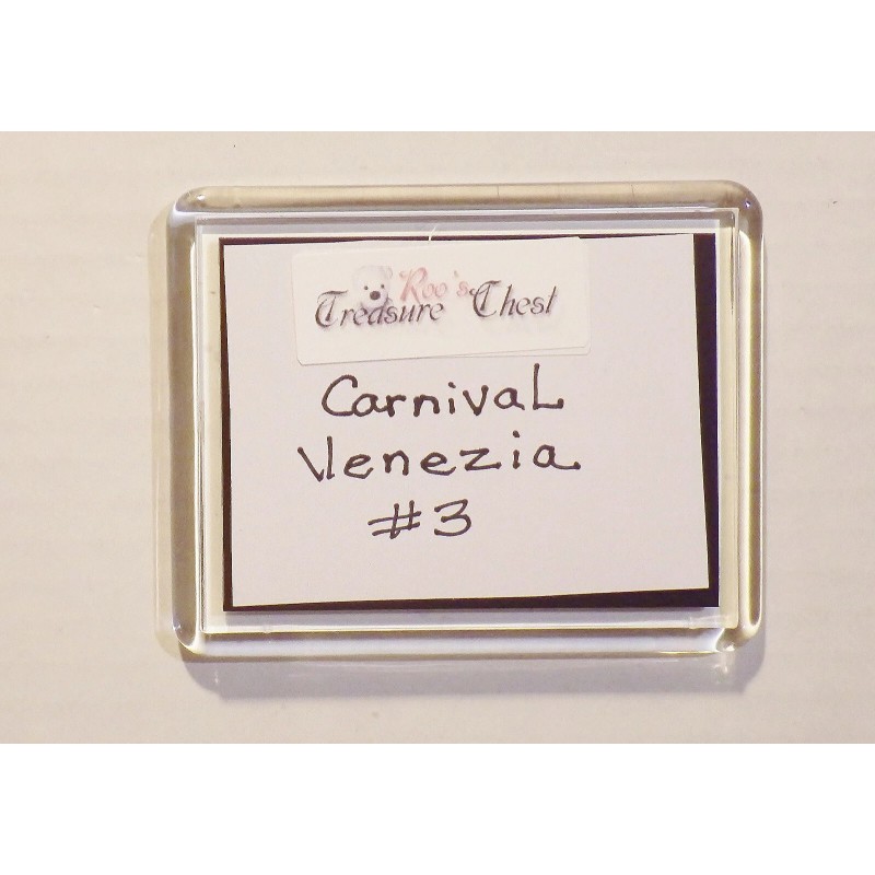 REFRIGERATOR MAGNET CARNIVAL VENEZIA #3 CRUISE SHIP - 3.5”x 3”
