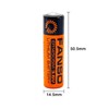 STEPMAX 15 Pack FANSO ER14505M AA 3.6V Lithium Battery 2200mAh