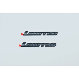 Toyota 2022-2024 TUNDRA "Limited" Matte BLACKOUT EMBLEM OVERLAYS OEM TOYOTA