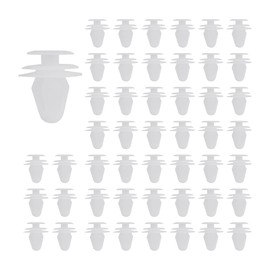 CGEAMDY 50pcs Car Retainer Clips, Car Plastic Fasteners, Auto Body Bumper Fastener Trim Clip for Car Door Bumper, Retainer Clips Fasteners Rivets Bumper Clip, Fastener Universal for Vehicles