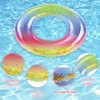 SEDEX Inflatable Ring, Transparent Swim Ring for Adults, Water Inflatable