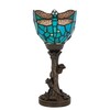 AVIVADIRECT Small Tiffany Lamp Stained Glass Table Lamp Desk Uplight