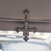 Pietism Saint Benedict Crucifix Car Clip Car Visor Scent Clip