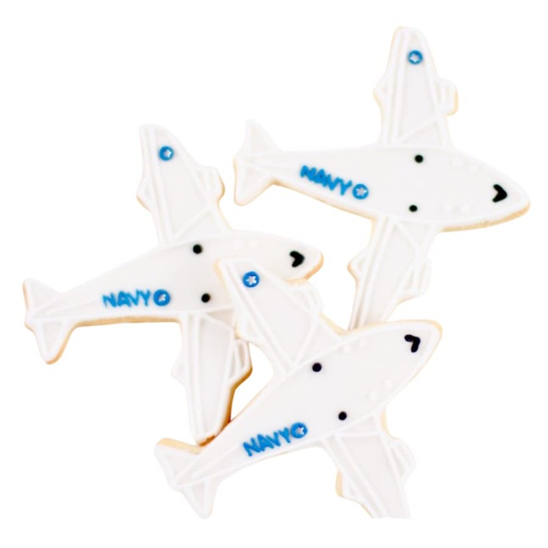1 Dz. Plane Cookies! Lots of Styles! USAF, Navy, Military,