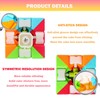 Speed Cube 3x3 Turning Speedly Smoothly, 3D Educational Toys Stickerless