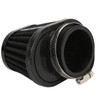 51mm/2in Motorcycle Air Filter ClampOn Dustproof Rubber Black Replacement for