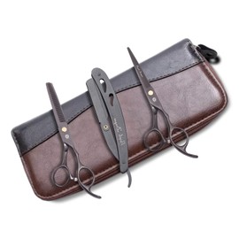 Kit Tijeras Profesionales Estilista Barbero Peluquero Purple Dragon 5.5 pulgadas