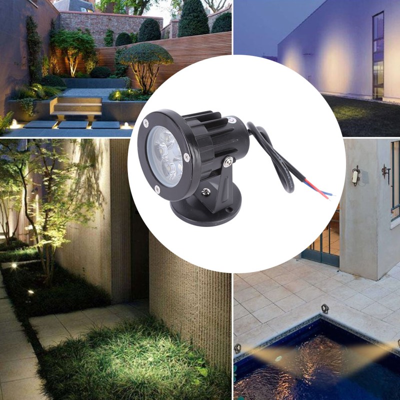 Aluminum 5W LED Lawn Lamp IP65 Waterproof Base Landscape Spot