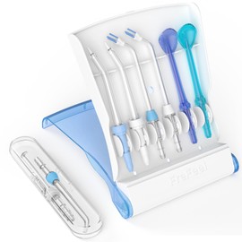 Replacement Heads for Waterpik, Replacement Picks for Water Pik Water Flosser (8 Tips Combo + Storage Case + Travel Case)