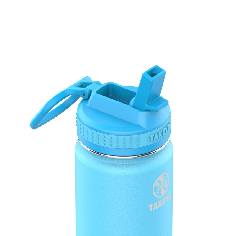 Takeya Actived Kids Insulated Stainless Steel Water Bottle with Straw