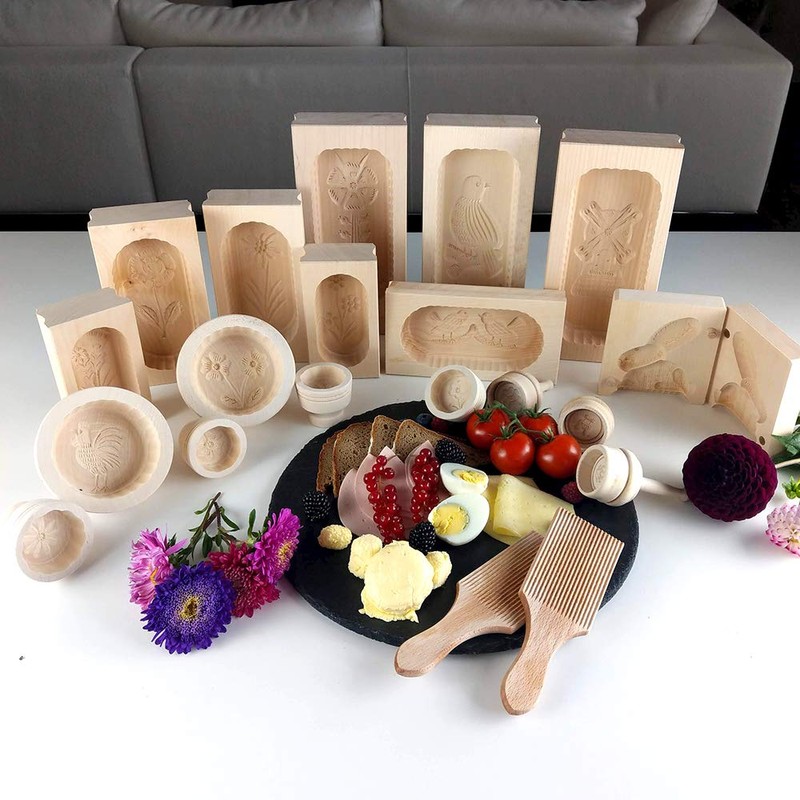 Gravidus H Hofmeister Wooden Lamb Butter Mould Made From Maple
