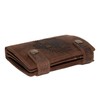 Green Burry 1796A Skull Wallet Colour: Saddle Brown 25, Saddle
