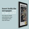 Creative Picture Frames 11" x 22" Black Newspaper Display Frame