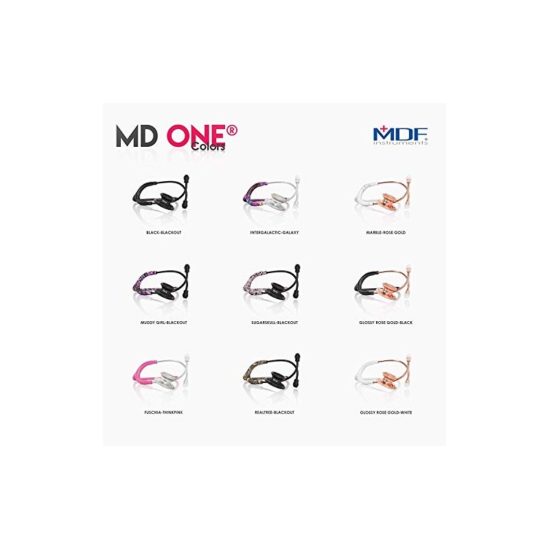 MDF Instruments MDF Instruments, RoseGold MD One Stainless Steel Stethoscope,