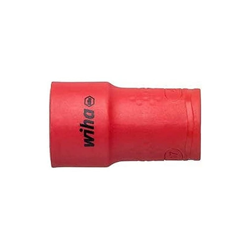Wiha 43065 Insulated 3/8 Hex Socket Spanner Insert Insulated Red