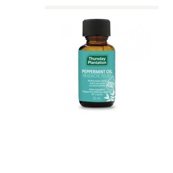3  x 25ml Australia THURSDAY PLANTATION Peppermint Oil ( Headache Relief )