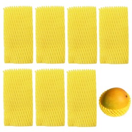 Fruit Protection Mesh Bags, Foam Mesh Keep Safe Sleeves14x7cm, 50PCS
