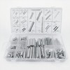 200PCS Spring Assortment Kit, Zinc Plated Extension and Compression Spring