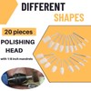 XUPYNAR 100PCS Polishing Buffing Wheel for Dremel Polishing Kit, Polishing