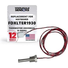 Wholesale Sensors Hayward IDXLTER1930 Replacement Heater Thermistor H-Series Low Nox Pool Heater Models Made in The USA 12 Month Warranty
