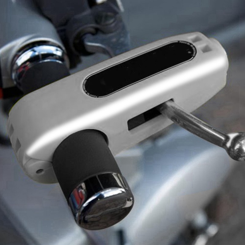 Universal Motorcycle Handlebar Brake Lever Lock Throttle Grip Anti Theft