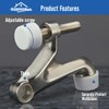 HOMOTEK 2 Pack Hinge Pin Door Stoppers, Hing Door Stops,