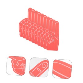 BESPORTBLE 12pcs Sports Foam Fingers Cheerleading Props Football Party Decorations Noisemaker