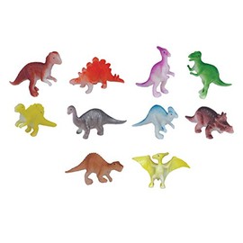 12 Mini Dinosaur Toys / Gift Favours / Childrens Kids Party Bag Fillers