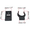 OZXNO 12 Pcs Toe Kick Clips Plastic Leg Plinth Clips