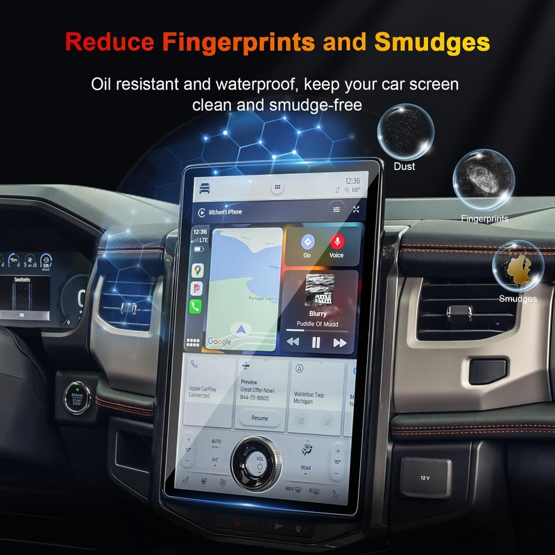 BSTW for 2024 Ford Expedition Screen Protector for 2022-2024 Expedition