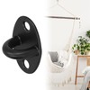 Gsycle Ceiling Hooks Stainless Steel 10 Pieces Eye Plate Black