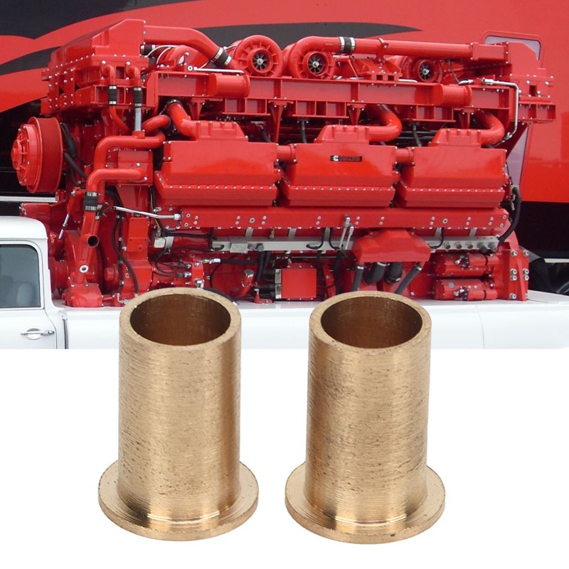 2Pcs Bell Crank Throttle Shaft Linkage Bushings Brass Rustproof for