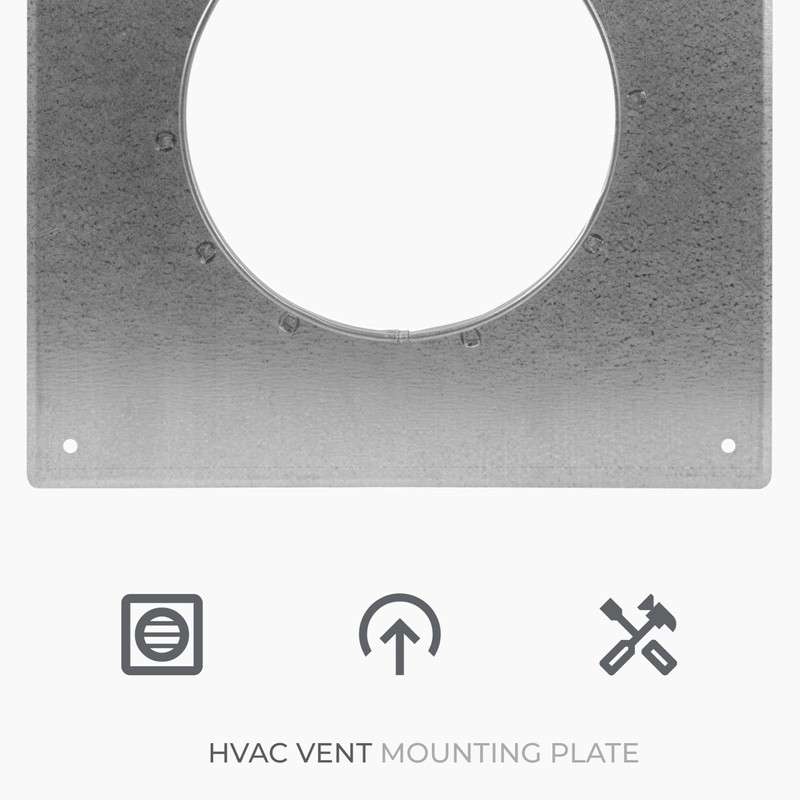 HVAC OV 6 Inch Duct Connector Flange – Galvanized Steel