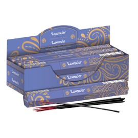 Punto Aroma - Incienso - Ingredientes Naturales - Tiempo de combustión de 35 a 40min - Contenido: 6 Cajas con 20 varitas de Incienso Cada una - Lavanda