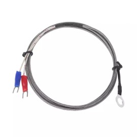 산업용 컨트롤러 0~400°C 열전대 로거용 1M 케이블이 장착된 K형 온도 센서 Industrial Controller K-Type Temperature Sensor with 1M Cable for Thermocouple Logger 0~400°C