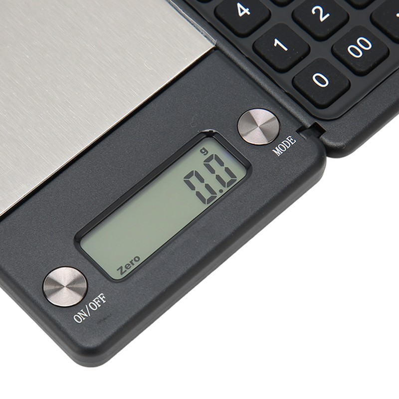 Electronic Scale with Solar Calculator 0.1g High Accuracy Multiple Units