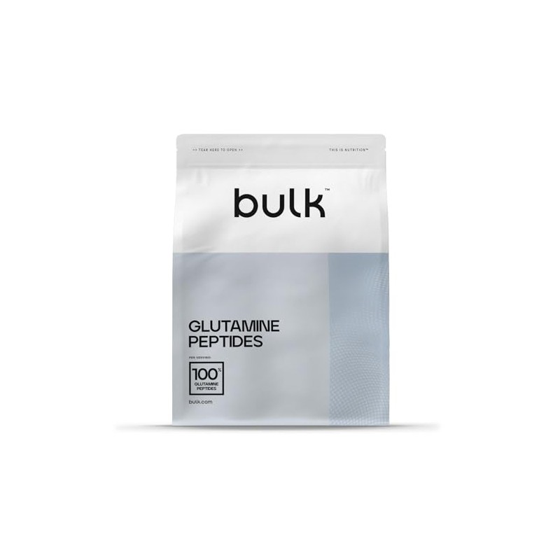 Bulk Glutamine Peptides Powder, 500 g, 166 Servings, Packaging May
