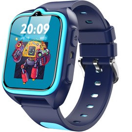 Blackview Kids Smart Watch, No APP Needed, 1.75" Fitness Watch with Pedometer, Sleep, LED Torch, IP68 Waterproof, 139 Learn Cards, 30 Puzzle Games, Audiobooks, Video Record for Boys Girls Teens 5-16