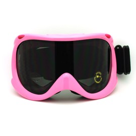 JuicyOrange Ski Snowboard Goggles Anti Fog Oversized Foam Padded Frame Pink