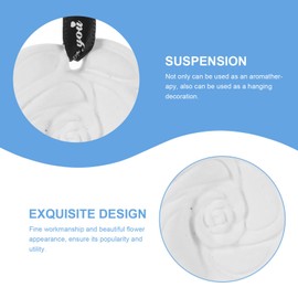 Healeved 4pcs Flower Shaped Hanging Aromatherapy Fresheners for Closet Elegant Deodoriser for Wardrobe Suitcase and More for Refreshing Air and Creating Fragrant Atmosphere