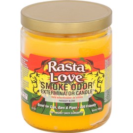 Smoke Odor Exterminator Candle Rasta Love (3) 13oz Jars Free Shipping