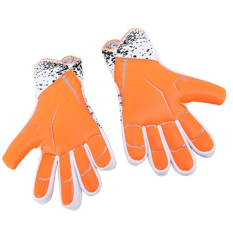 2pcs Soccer Gloves Nylon Polyurethane Fiber Latex Breathable Strong Grip