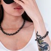Fly Style Byzantine Byzantine Chain Black + Silver Stainless Steel