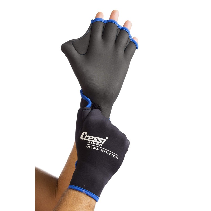 Cressi Swim Gloves - Blue, Small