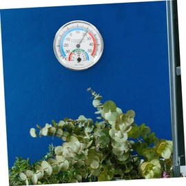 Totority Hanging Thermometer Humidity Gauge Accurate Temperature Humidity Monitor with Wall Hook Stand for Home Patio Garden Use