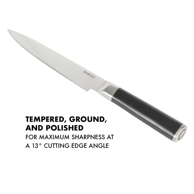 Babish High-Carbon 1.4116 German Steel 8 Inch Full Tang, Forged