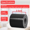 Birllaid Black Window Weather Sealing Tape, Window Insulation Air Conditioner
