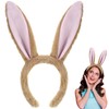 Halloween Plush Bunny Ear Headband, Cute Bunny Headband for Halloween